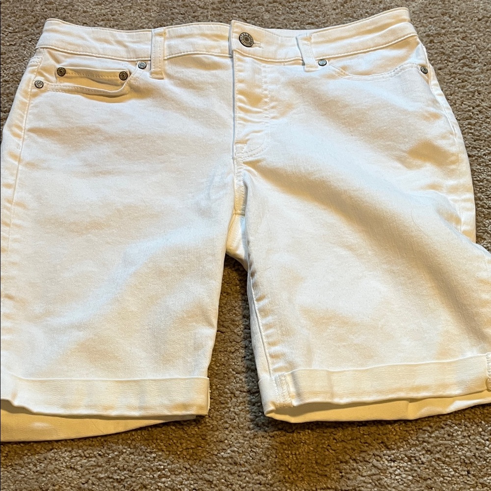 Talbots White Women's Jean Shorts